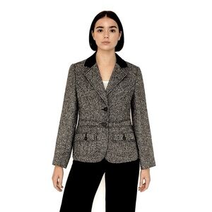 CABI Fox Hunt Equestrian Tweed Blazer Style #629 Size 6